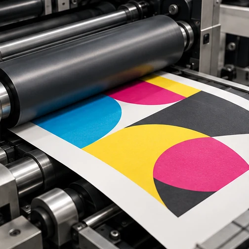 AI-generated concept mockup: Print in colour